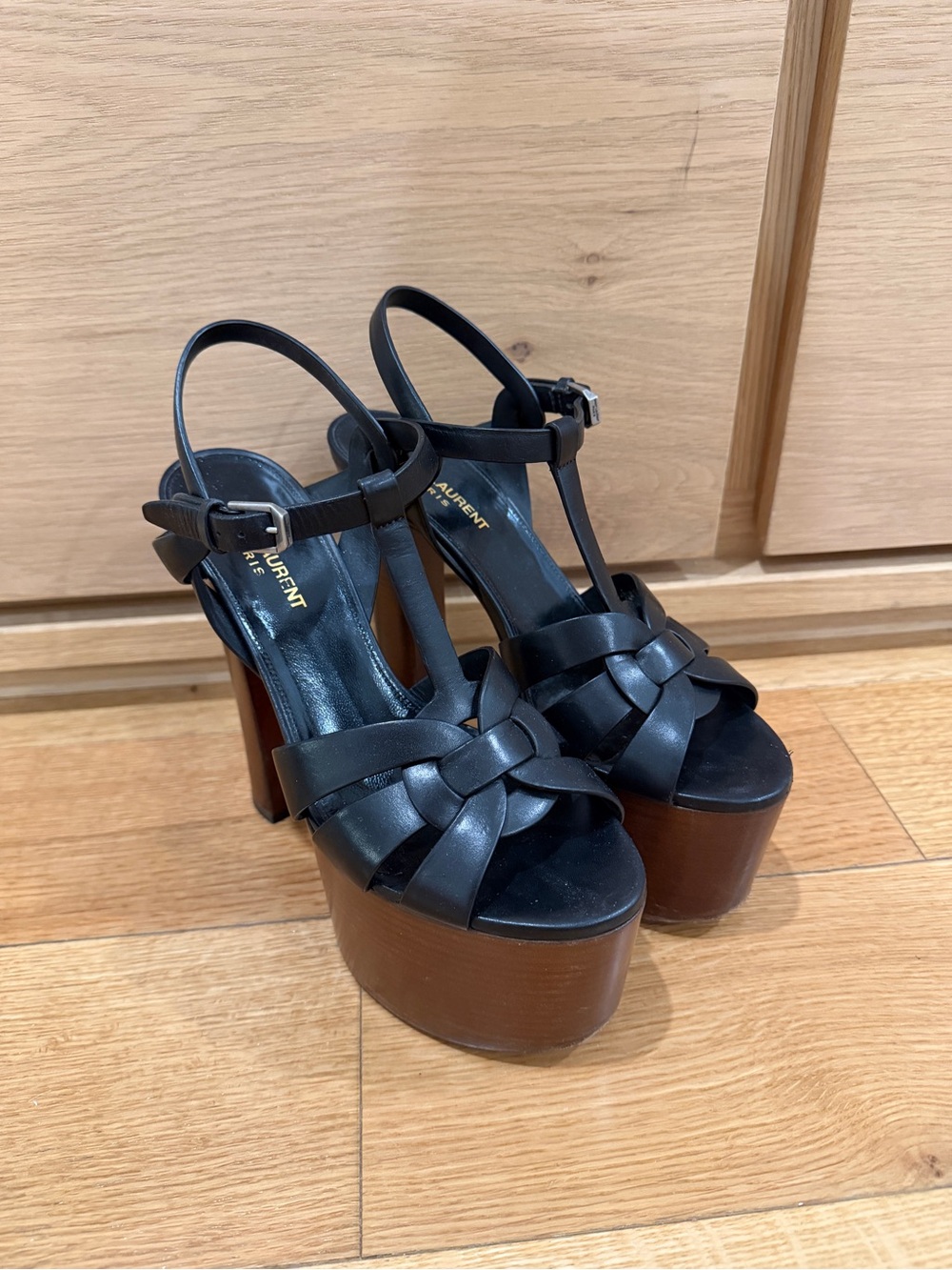 Saint Laurent Tribute Platform Sandals